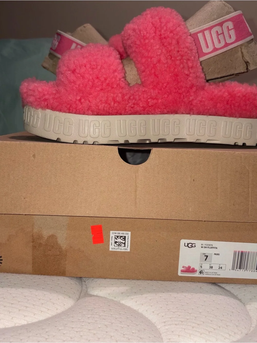 UGG plush sherpa